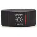 Carling Boat Contura III Rocker Switch Actuator - Cockpit Lights