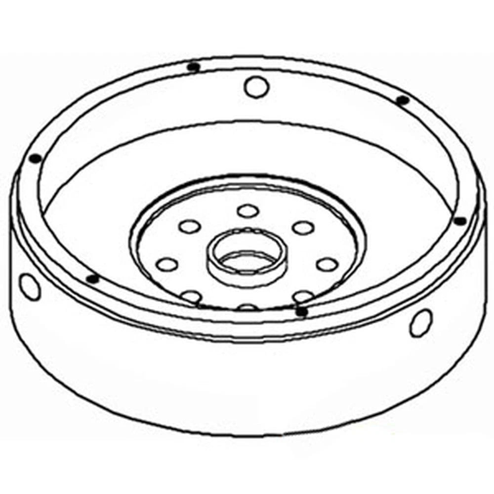 Flywheel & Ring Gear 3218731R92 Fits Case/Internati Onal Harvester IH Tractor 686