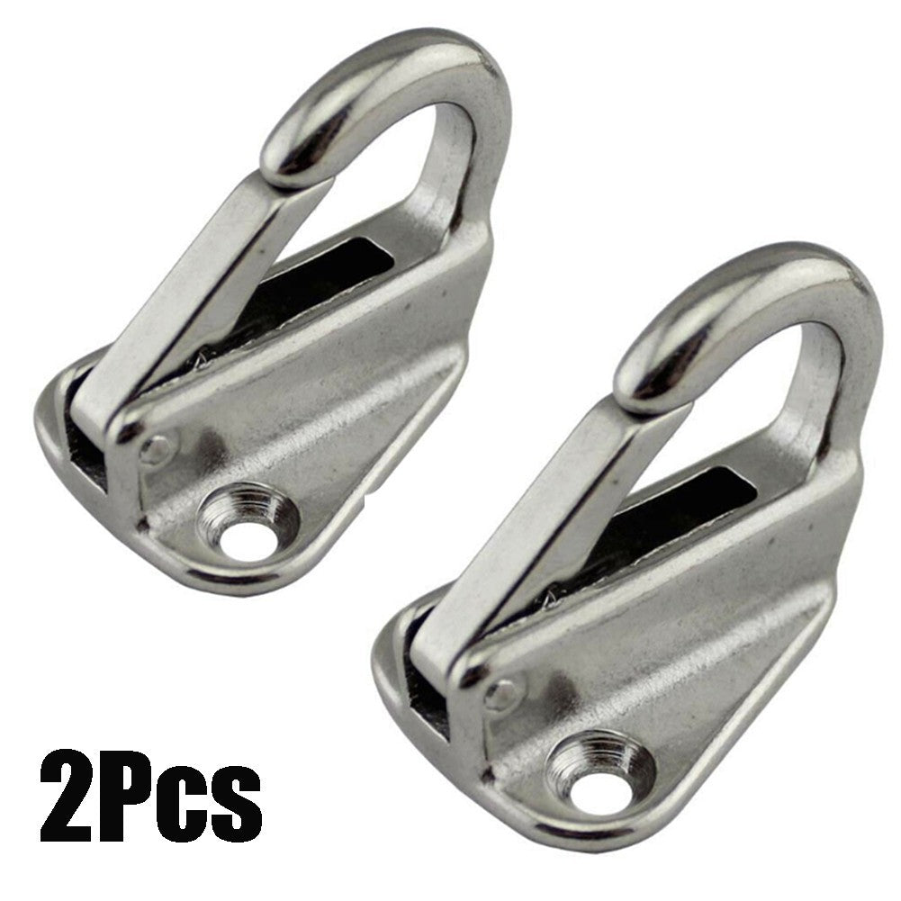 For 2 Pack Marine 316 Stainless Steel Spring Snap Fending Hook for Fender Boat