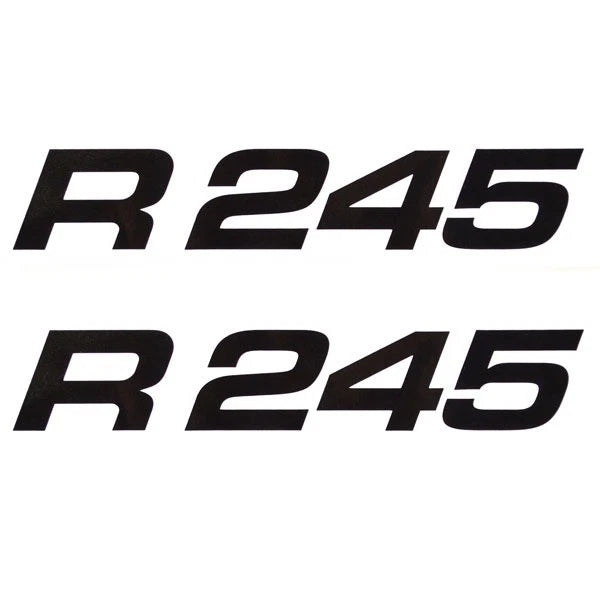 Robalo Boat Decal Stickers - R245 Black 8 1/2 X 1 1/2 Inch (pair)