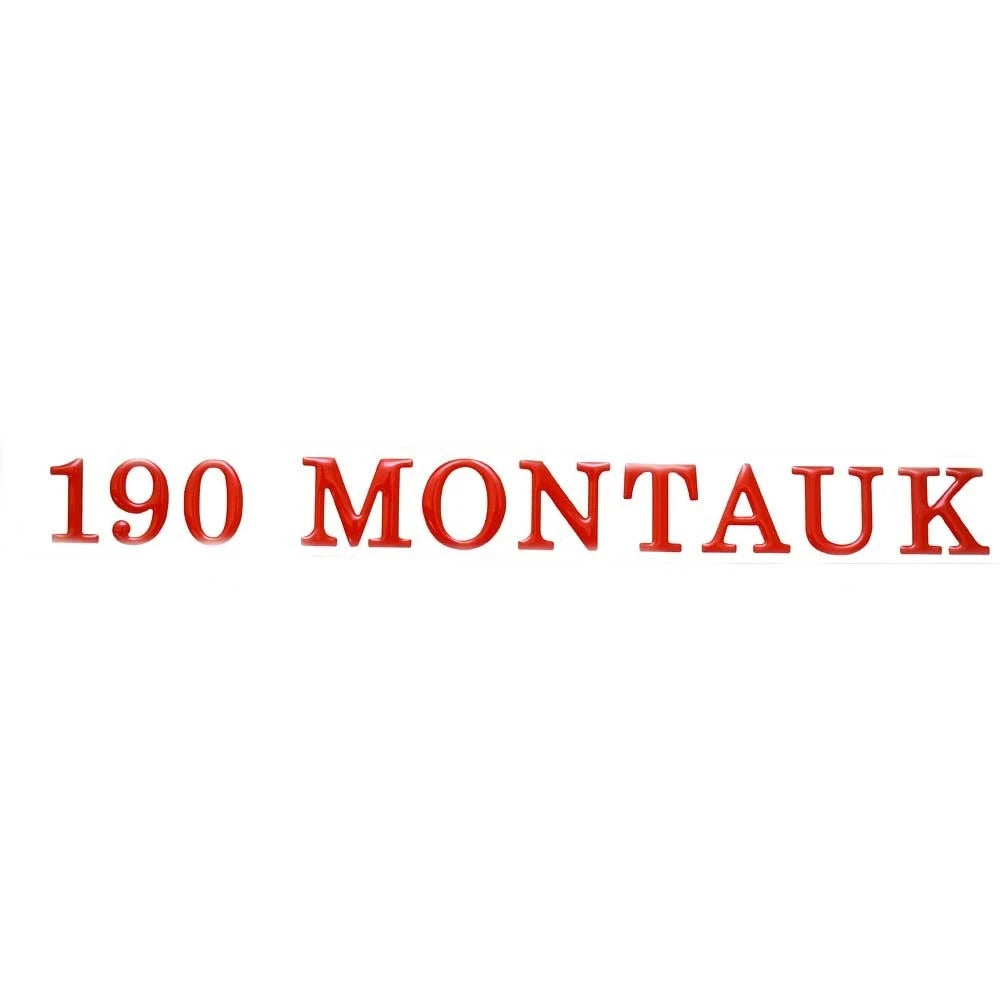 Boston Whaler Boat Raised Decal 2304927 - 190 Montauk Red Sticker
