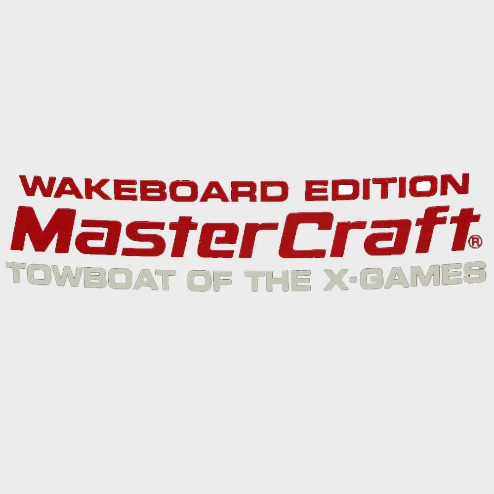 Mastercraft 758190 Wakeboard X-Games Edition Boat Decal