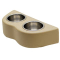 Malibu Boat Dual Cup Holder Panel - Beige with SS Cup Holders