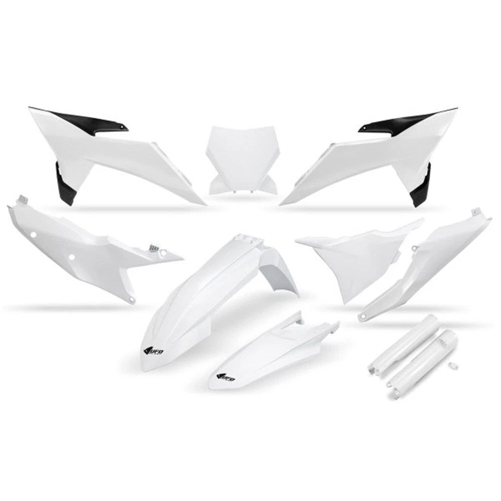UFO Complete Plastic Kit for KTM XCF 450 2025-2026 White