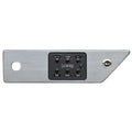 Lund Boat Dash - Switch Panel 2365458 - Glossy Gray Plastic