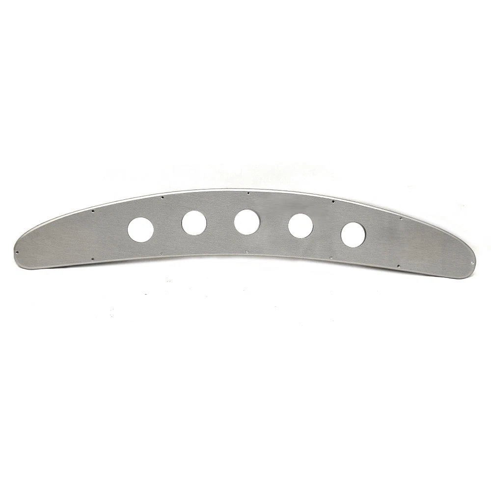 Carver Boat Blank Gauge Panel 5766194 - 38 3/8 X 7 1/4 Inch Silver