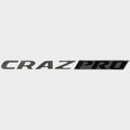Moomba Boat Raised Decal 119340 - Craz Pro 25 1/2 X 2 Gray Black