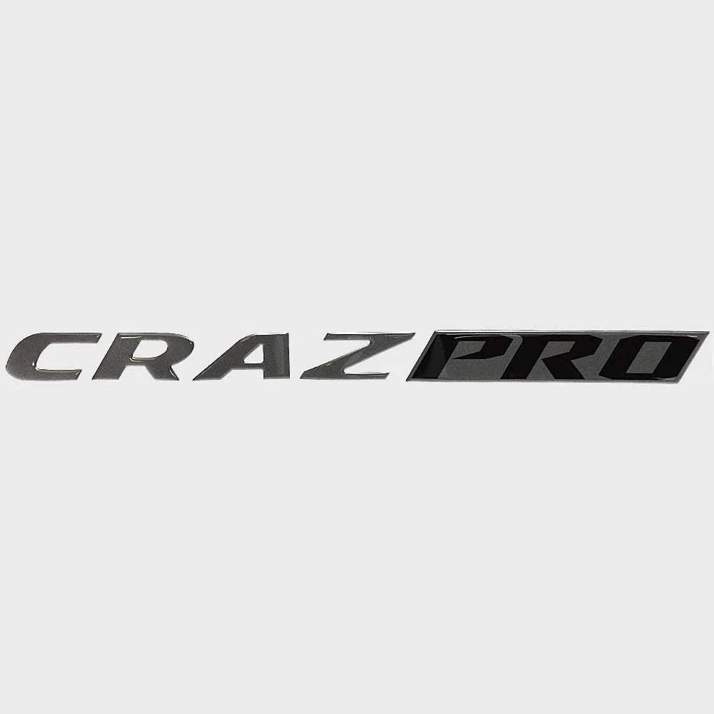 Moomba Boat Raised Decal 119340 - Craz Pro 25 1/2 X 2 Gray Black