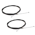 (pack of 2) Throttle Control Cable, 100", Barrel & Ball Ends for Go Cart & ATV