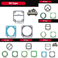 Head Gasket Set for Air Compressor Plastic Portable Rebuild Kit Tools Washers