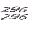 Rinker Boat Decal - 296 Captiva Stickers (pair)
