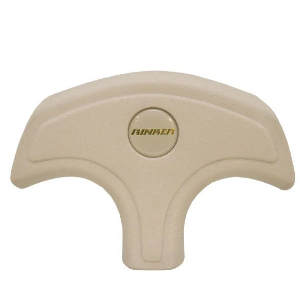 Rinker Boat Steering Wheel Center Panel - Beige Plastic