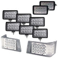 8302234 Cree LED Hi-Lo & Flood Beam Complete Light Kit Fits Case IH 7110 7120