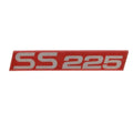 MasterCraft Boat Decal 759649 - SS 225 Red Silver Vinyl 7 1/2 Inch