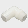 Malibu Boat Elbow Pipe Fitting E800187 - 1 X 1 Inch Barb White Nylon