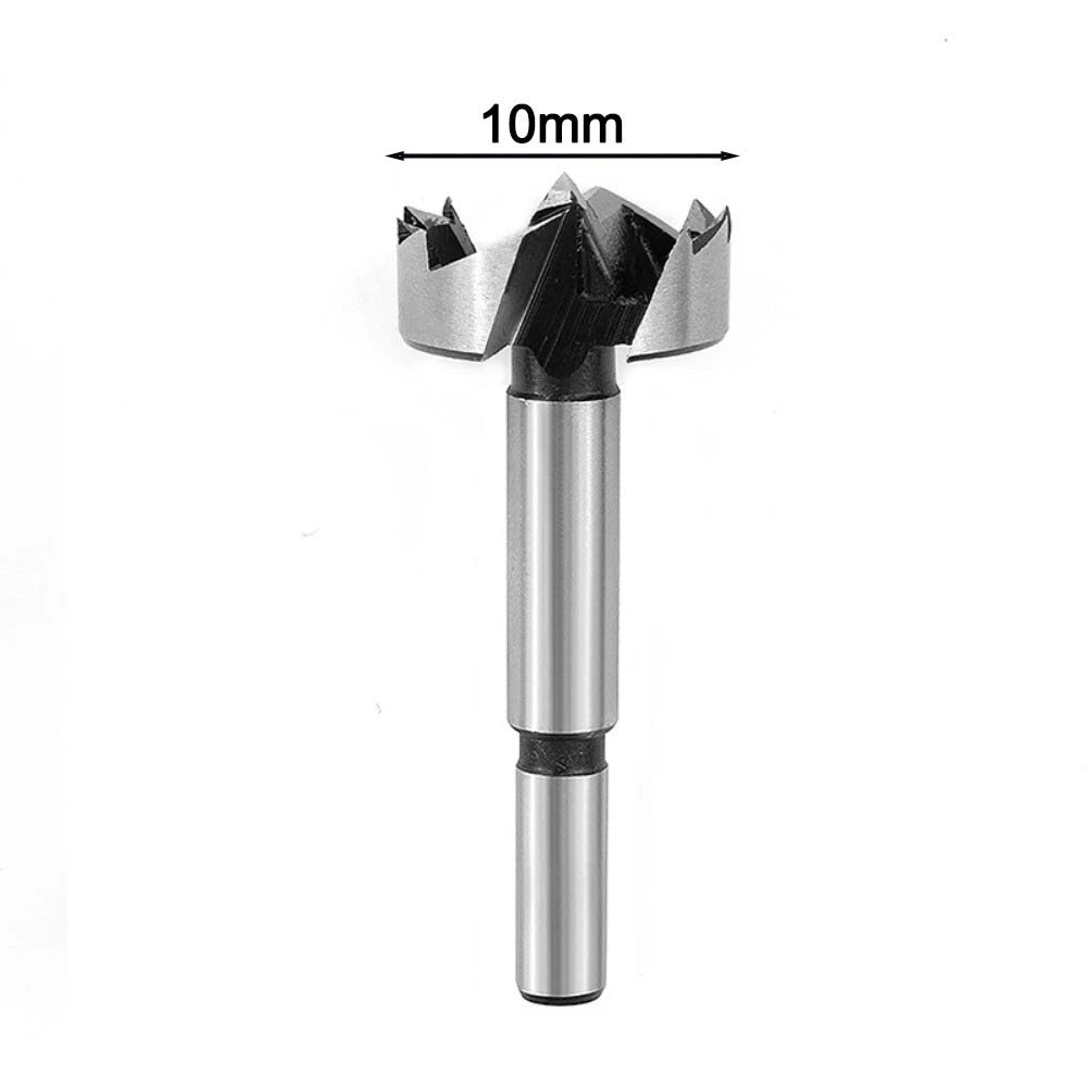 Effortless Precision Drill Bit for Soft and Hardwood with Serrated Edge Design