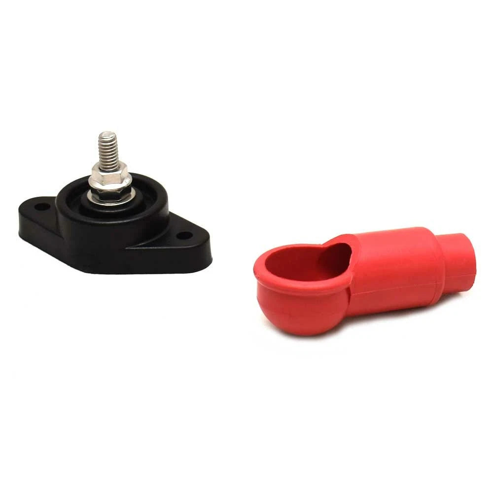 Sea Ray Boat Battery Terminal Stud 1506450 - with Boot 5/16-18 Threaded
