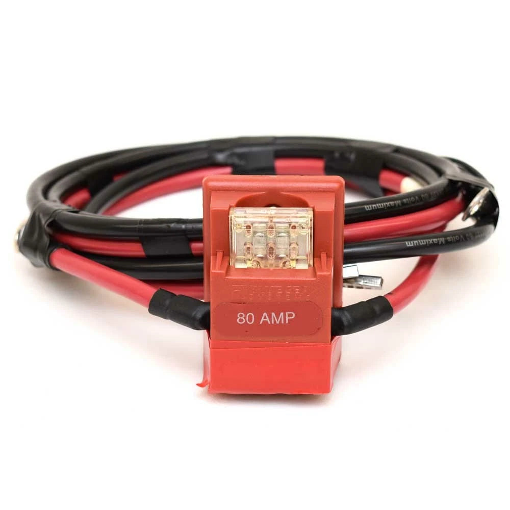 Supra Boat Amplifier Battery Harness 112138 - 6 AWG 80A 90 Inch