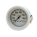 Teleflex Boat Speedometer Gauge 67511PH - Sportsman White 80 MPH