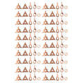 50*Assorted Dent Pulling Triangles Washer Pads for Spotter Welder Consumables