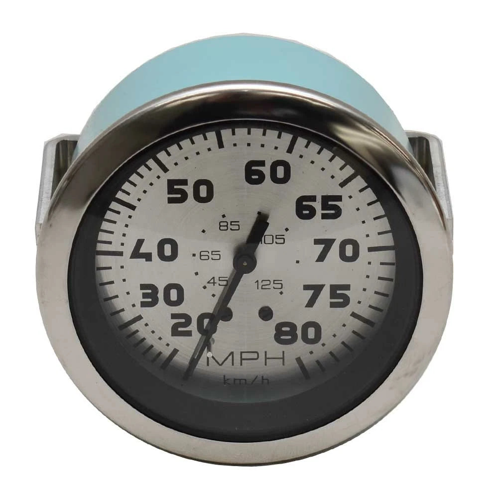 Teleflex Boat Speedometer Gauge 63485 - Silver 3 1/4 Inch