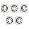 5 Pack: Flanged Disc Bearing Fits Riverside Tractor Replaces FD209RA