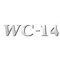 Lund Boat Model Decal 1986444 - WC-14 Silver Black Sticker