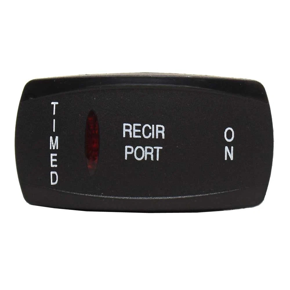 Carling Boat Rocker Switch - Timed Recir Port ON/OFF/ON 12V 20A