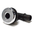 Flow-Rite Boat Thru Hull 8389924 - 90 Degree 3/4 Inch Black Silver