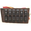 Larson Boat Rocker Switch Panel K-050-229 - 350 Cabrio Woodgrain