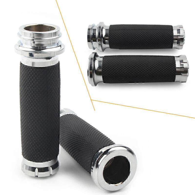 For Harley Road King Street Glide 1" Electronic Throttle Hand Grips Handlebar