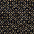 Four Winns Boat Fabric 047-1078 - Cairo Black Gold 55 Inch (YD)