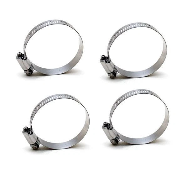 Ideal Stainless 1/2 X 4 1/2In Boat Hose Clamps-Set of Four