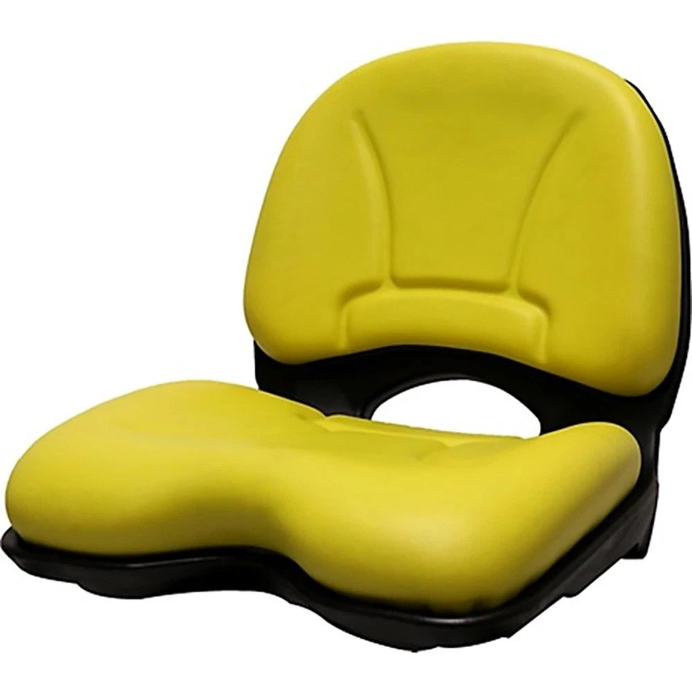 Yellow High & Open Back 1450 Series Seat for Riding Lawn Mowers UTVS Zero-Turns