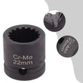 Mechanic Tool 1/2 Dr X 22mm SOCKET OEM 2450487 16PT Direct Replacement