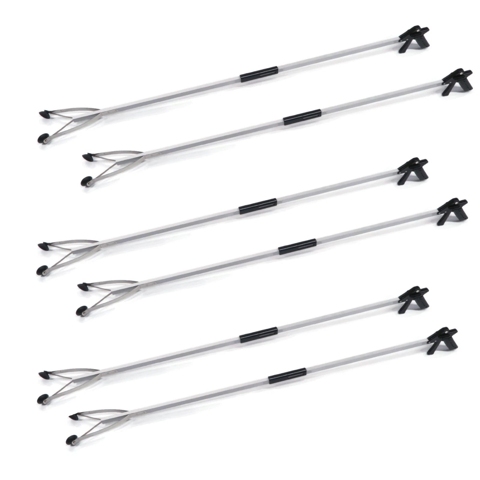 (6 Pack) 60" G4 DOT Foldable EZ Reacher for Grabbing Things Indoors and Outdoors