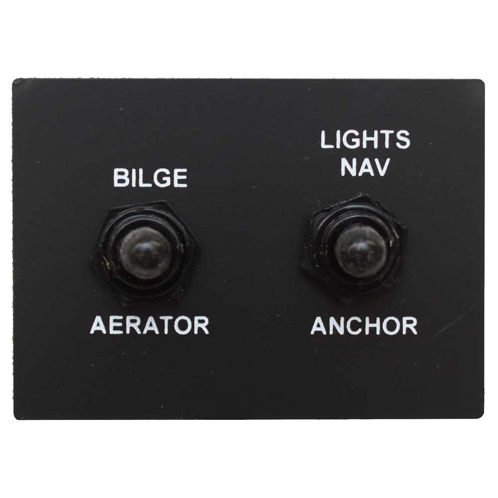 Lowe Boat Toggle Switch Panel F2102266292 - 18 - 20 Waterfowl Plastic
