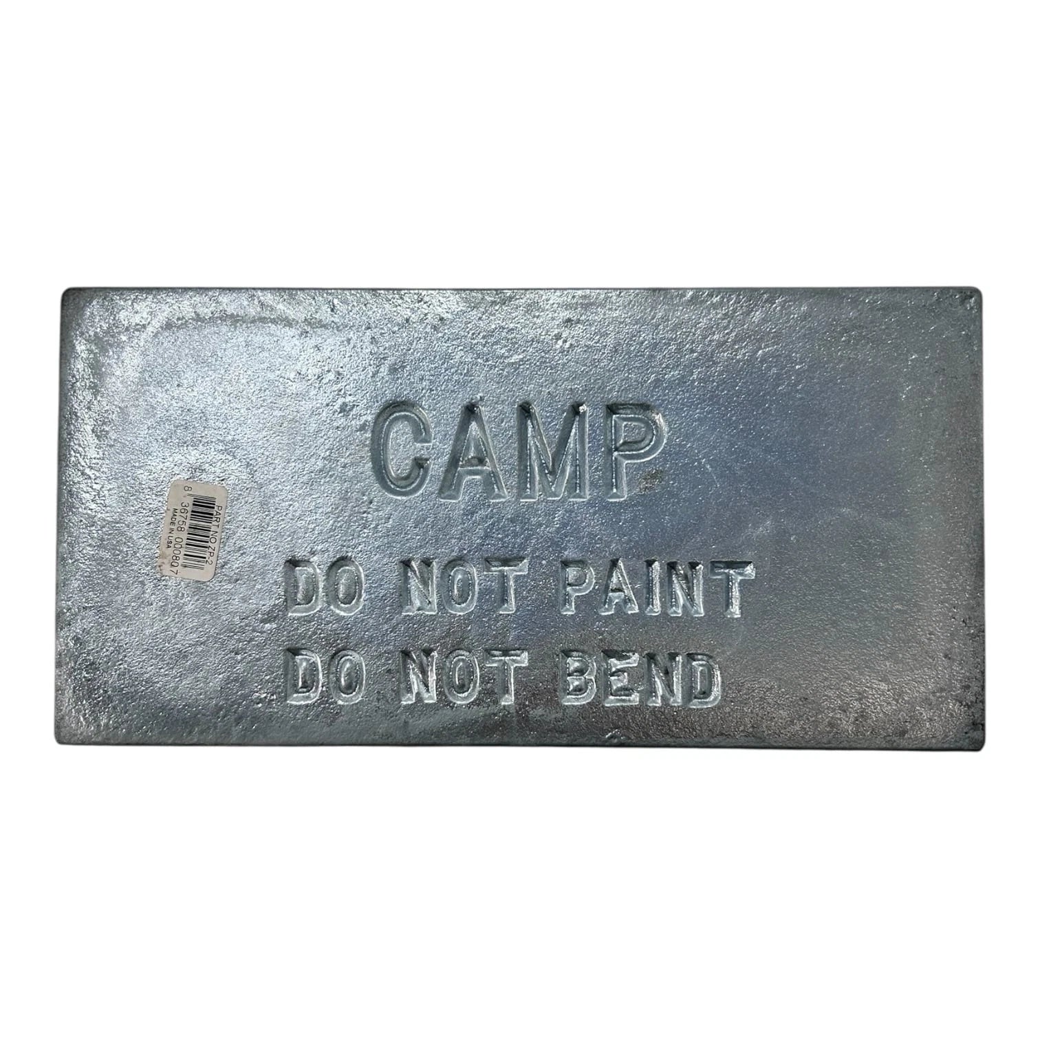 CAMP ZP-2, Marine Boat Zinc Anode Plate 12'' X 6'' X 1/2'', OEM