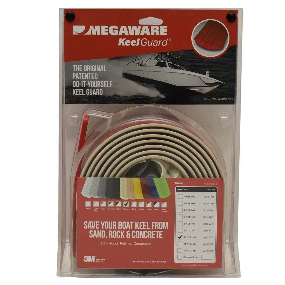 Megaware Boat Keel Guard 20310 - Almond 5 Inch 10 FT (kit)