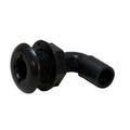 Lund Boat Thru Hull 1867732 - 90 Degree 3/4 Black Plastic