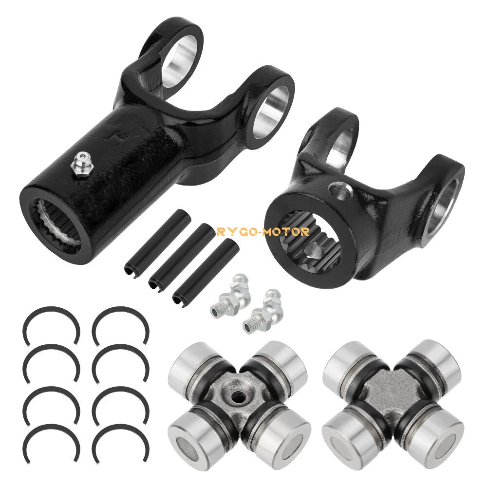 2 Side Front Prop Shaft Yoke & U-Joint for Polaris Ranger Crew XP 900 2016-2019