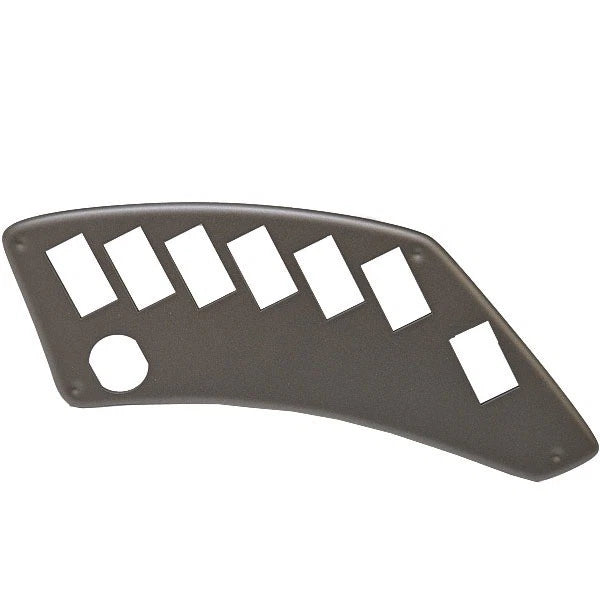 Stratos Boat Blank Switch Panel 7KE489 - Charcoal 10 1/8 X 8 1/2 Inch