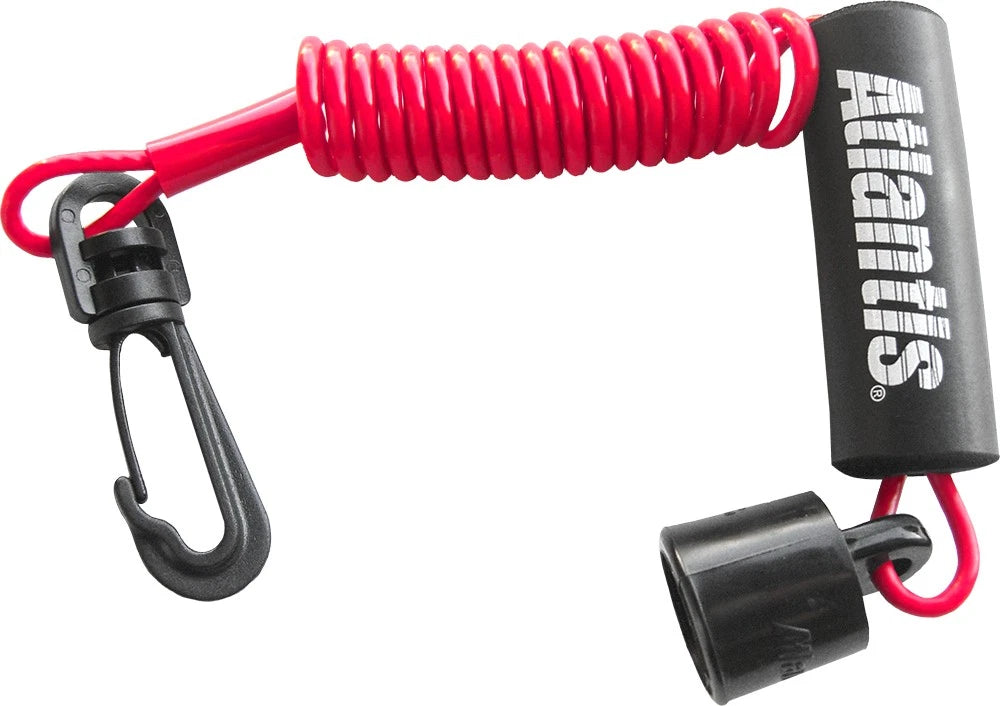 Atlantis A7453DES Sea-Doo D.E.S.S. Security System Lanyard, Red
