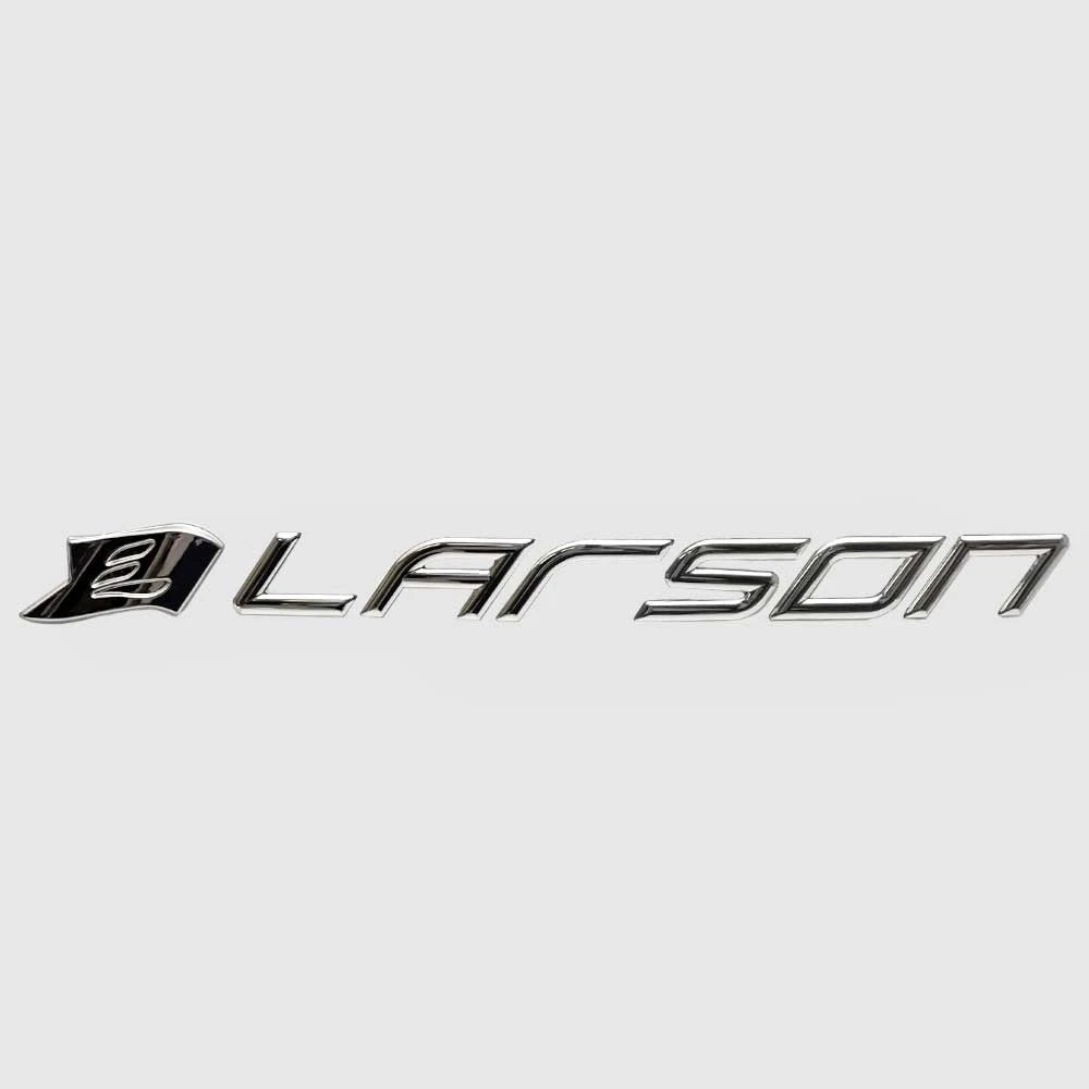 Larson Boat Raised Decal 8154129 - SL24 Mirrored 13 1/2 X 1 1/8 Inch