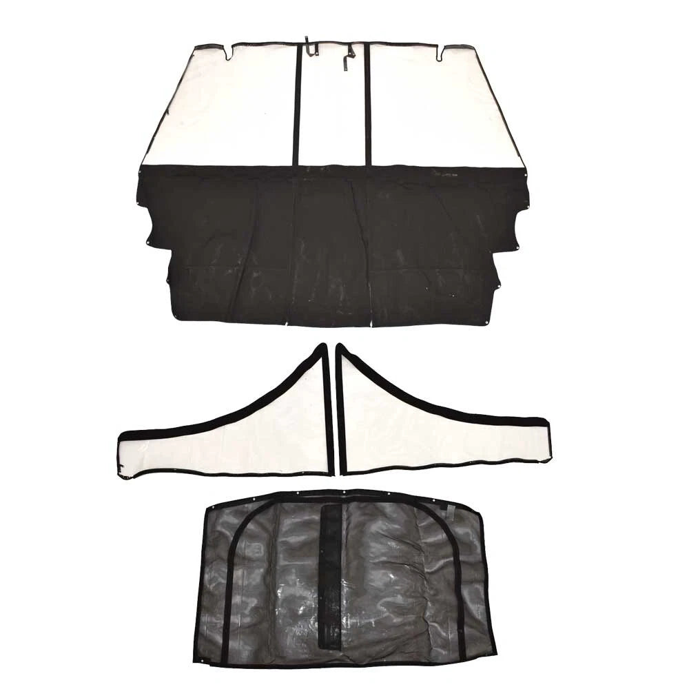 Parker Boat Enclosure Curtain Kit 164606 - 2810 WA Ameritex Black 4PC