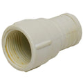 Boat Livewell Hose Fitting - 2 1/2 X 1 1/2 Inch Off White