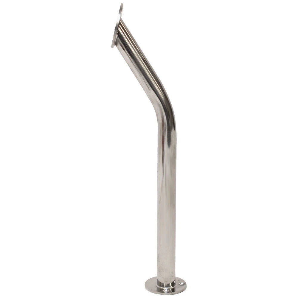 Lowe Boat Angled Grab Rail 2187598 - 13 1/4 Inch Stainless Steel