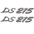 Glastron Boat Model Decals 0572943 - DS 215 Glitter Silver (pair)