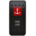 Carling Boat Rocker Switch Actuator Cover - Black Plastic WINDLASS