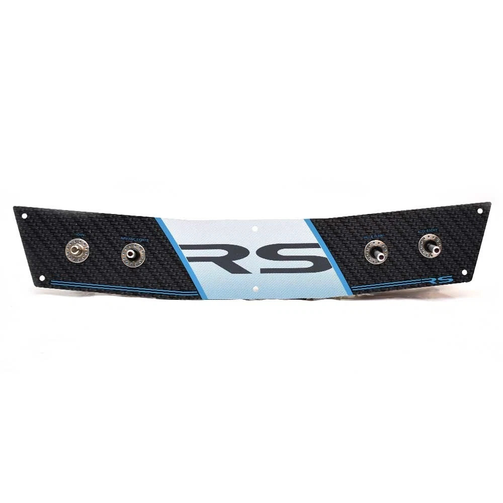 Four Winns Boat Switch Panel 025-4803 - RS Aluminum Black Gray Blue